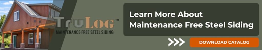 Download TruLog's steel siding catalog